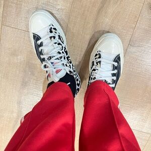 Converse Chuck Taylor Red and White Label
